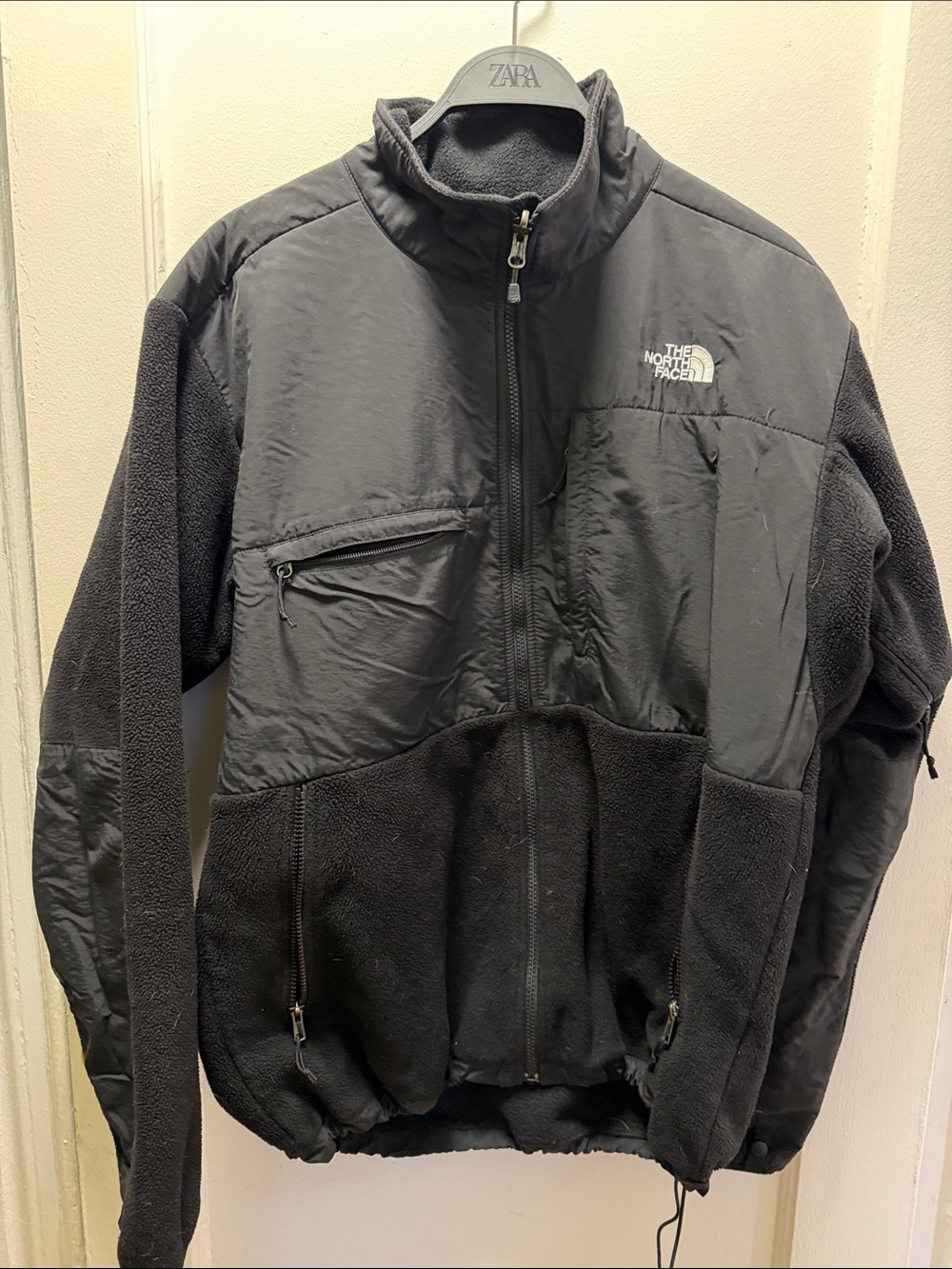 The North Face Black Men's Mixed-Media Fleece Performance Jacket